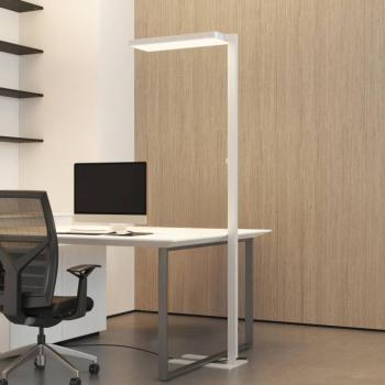Arcchio LED álló világítás Timon, 195 cm, fehér, 54 W, alumínium kép