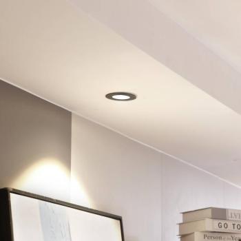 Arcchio LED-es Lirin lámpa, fekete, 3,000K kép