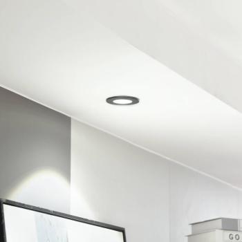 Arcchio LED-es Lirin lámpa, fekete, 4,000K kép