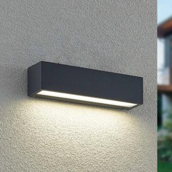 Arcchio LED fali világítás Lengo, 25 cm, antracit, lefelé, CCT kép