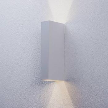 Arcchio LED kültéri fali lámpa Brinja, fehér, fém, IP65 kép