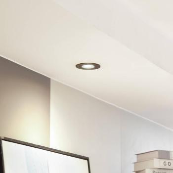 Arcchio Zyron downlight, fekete, Ø 8,2 cm kép
