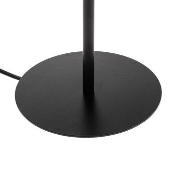 Arden asztali lámpa ernyő nélkül, fekete, magasság 24cm kép