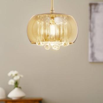 Argos LED-es függőlámpa kristálycseppekkel Ø 22 cm kép