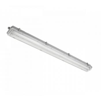 Armatúra , 2*150cm , 2x24 Watt T8 LED fénycsővel , természetes fehér , IP65 , biztonsági világítás funkcióval kép