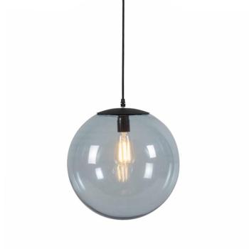 Art Deco függőlámpa szürke 35 cm - Pallon kép