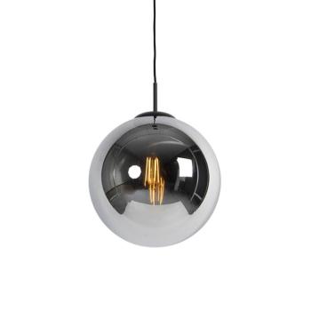 Art Deco lógólámpa fekete füstüveggel 30 cm - Pallon kép
