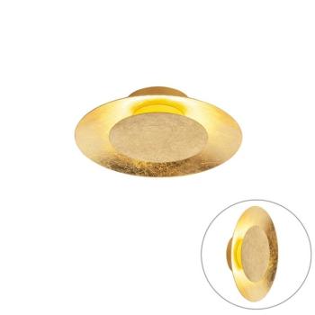 Art Deco mennyezeti lámpa arany/réz LED-del - Sun kép