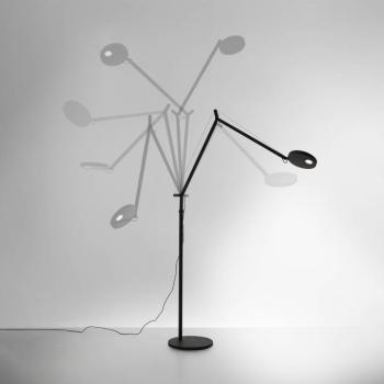 Artemide Demetra olvasás LED állólámpa 930 szürke kép