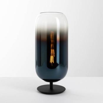 Artemide Gople Mini asztali lámpa, kék/fekete kép