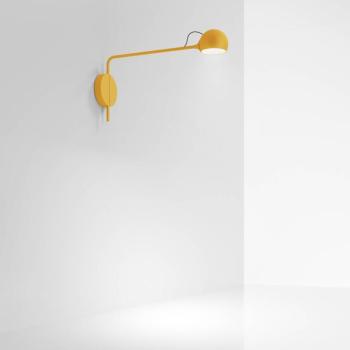 Artemide Ixa LED fali világítás, kar fix, sárga kép
