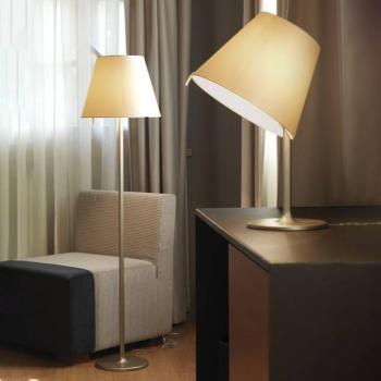 Artemide Melampo állólámpa, 163 cm, bronz ecru kép