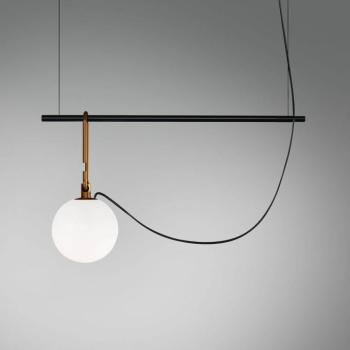 Artemide nh S1 14 függőlámpa 55 cm gömb Ø 14cm kép