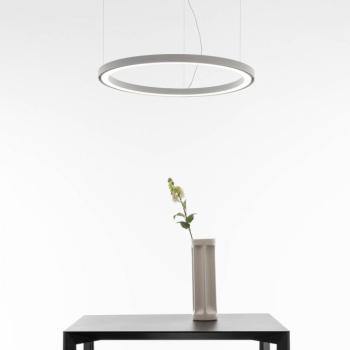 Artemide Ripple LED-es függőlámpa fehér, Ø 90 cm kép