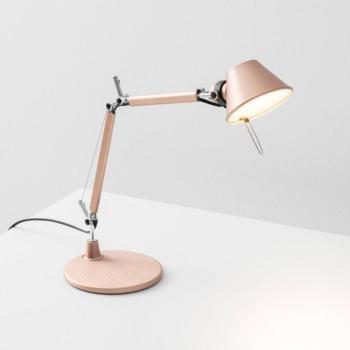 Artemide Tolomeo Micro asztali világítás, réz kép