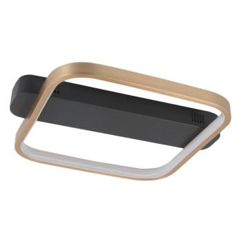 Ascona LED mennyezeti lámpa, fekete/arany, 20 W kép