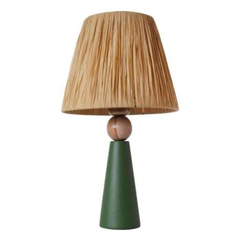  Asztali lámpa 1xE27/40W/230V barna/zöld  kép