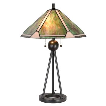 Asztali lámpa 5LL-6165 Tiffany stílusban, Ø 50 cm kép