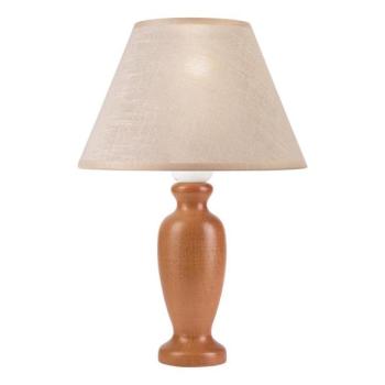  Asztali lámpa AMFORA 1xE27/60W/230V barna/bükkfa  kép