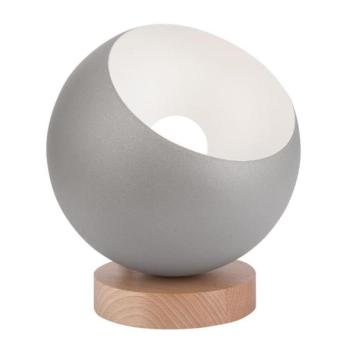  Asztali lámpa AVA BALL 1xE27/60W/230V ezüst  kép