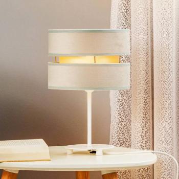 Asztali lámpa Golden Duo magasság 30 cm, menta zöld/arany kép