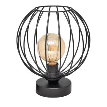  Asztali lámpa MERCURE 1xE27/15W/230V fekete  kép