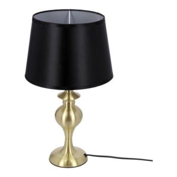  Asztali lámpa PRIMA GOLD 1xE27/60W/230V fekete/arany  kép