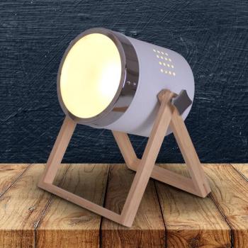 Asztali lámpa Tim fehér-ezüst kép