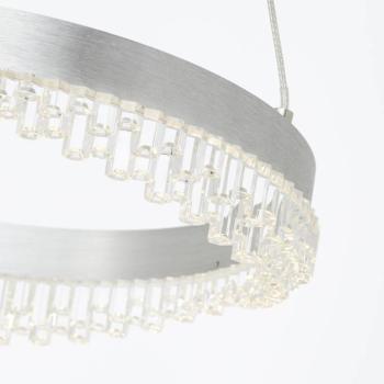 Aurora LED függőlámpa, alumínium, Ø 30 cm, alumínium, CCT kép