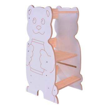 AVETO CZ Tanulótorony BEAR fehér/juhar  kép