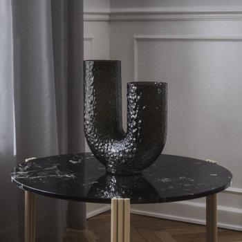 AYTM Arura váza, fekete, magasság 40 cm, szélesség 34 cm, üveg  kép