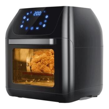  B.V.  forrólevegős sütő 1400W/230V, 12 l, fekete  kép