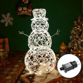  B.V.  kültéri LED karácsonyi dekoráció 3,6W 31LED 230V 2700K 120cm IP44 hóemb  kép