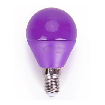  B.V. LED Izzó G45 E14/4W/230V lila  kép