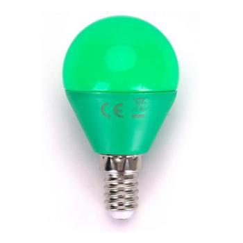  B.V. LED Izzó G45 E14/4W/230V zöld  kép