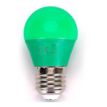  B.V. LED Izzó G45 E27/4W/230V zöld  kép