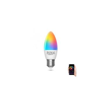  B.V. LED RGBW Dimmelhető izzó C37 E27/7W/230V 3000 kép