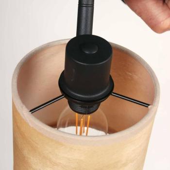 Bambusz mennyezeti lámpa, 3-lámpás kép