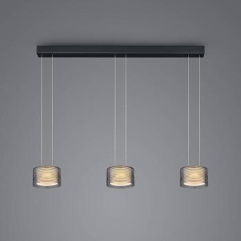 BANKAMP Grand Groove LED-es függőlámpa, háromlámpás kép