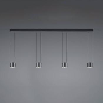 BANKAMP Impulse Flex LED függő lámpa 4 izzó fekete kép