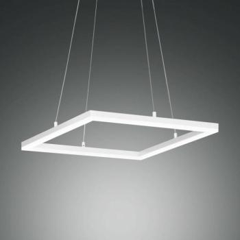 Bard LED függő lámpa, 42x42cm fehér kép