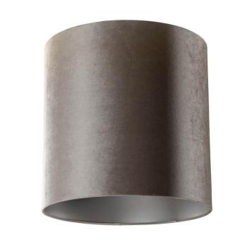 Bársony lámpaernyő taupe henger 40/40/40 kép