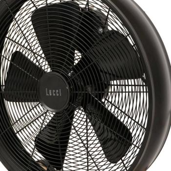 Beacon asztali ventilátor Breeze, fekete/hamu Ø 41 cm, csendes kép