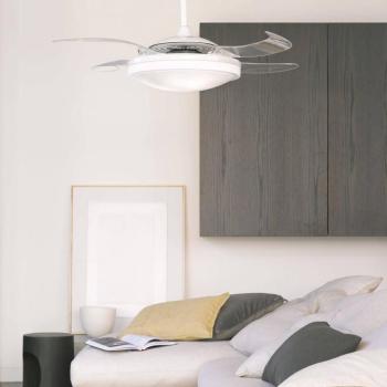 Beacon LED-es mennyezeti ventilátor Fanaway Evo 1 fehér 121 cm csendes kép