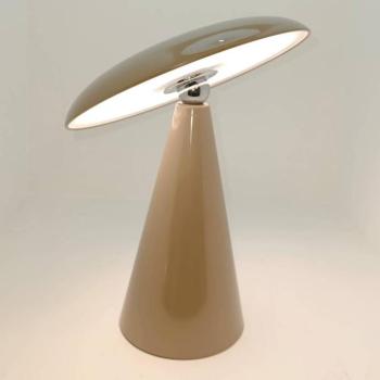Beacon LED-es újratölthető asztali lámpa Kinoko, barna, IP44, magasság 27 cm kép