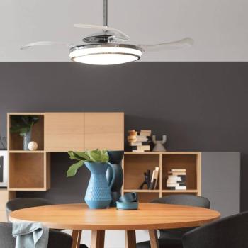 Beacon LED mennyezeti ventilátor Fanaway Evo 1, halk, 121 cm kép
