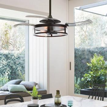 Beacon mennyezeti ventilátor Fanaway Classic könnyű fekete csendes kép