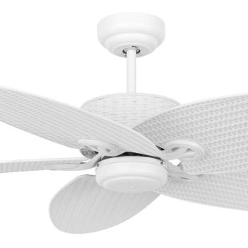 Beacon mennyezeti ventilátor Fijian II, fehér, Ø 132 cm, csendes kép