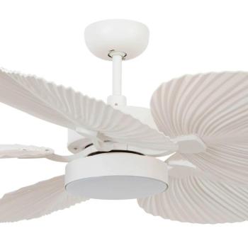 Beacon mennyezeti ventilátor világítóval Bali fehér Ø 132 cm csendes kép