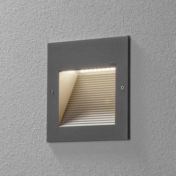 BEGA 24202 LED fali lámpa, 3000K, ezüst kép